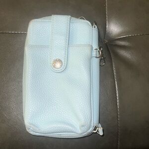 Baby Blue Phone Wallet